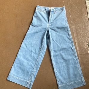 NWT Madewell Emmett Wide Leg Denim Pants